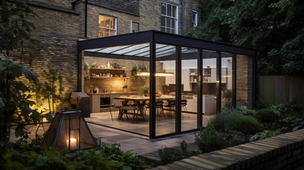 Véranda sur mesure installée