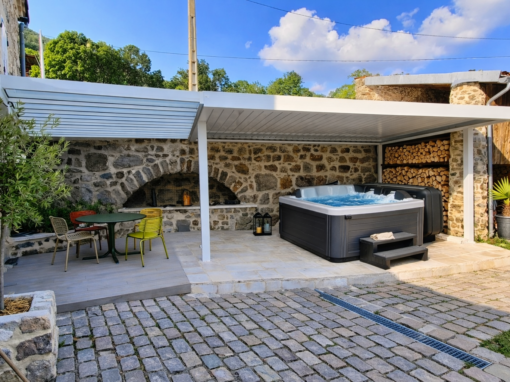 Pergola vanosc blanche