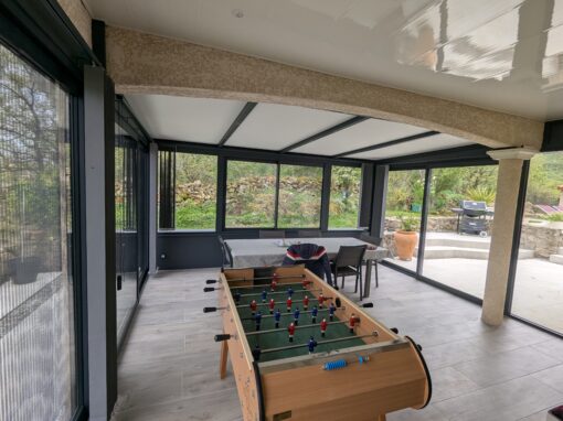 véranda peaugres intérieur